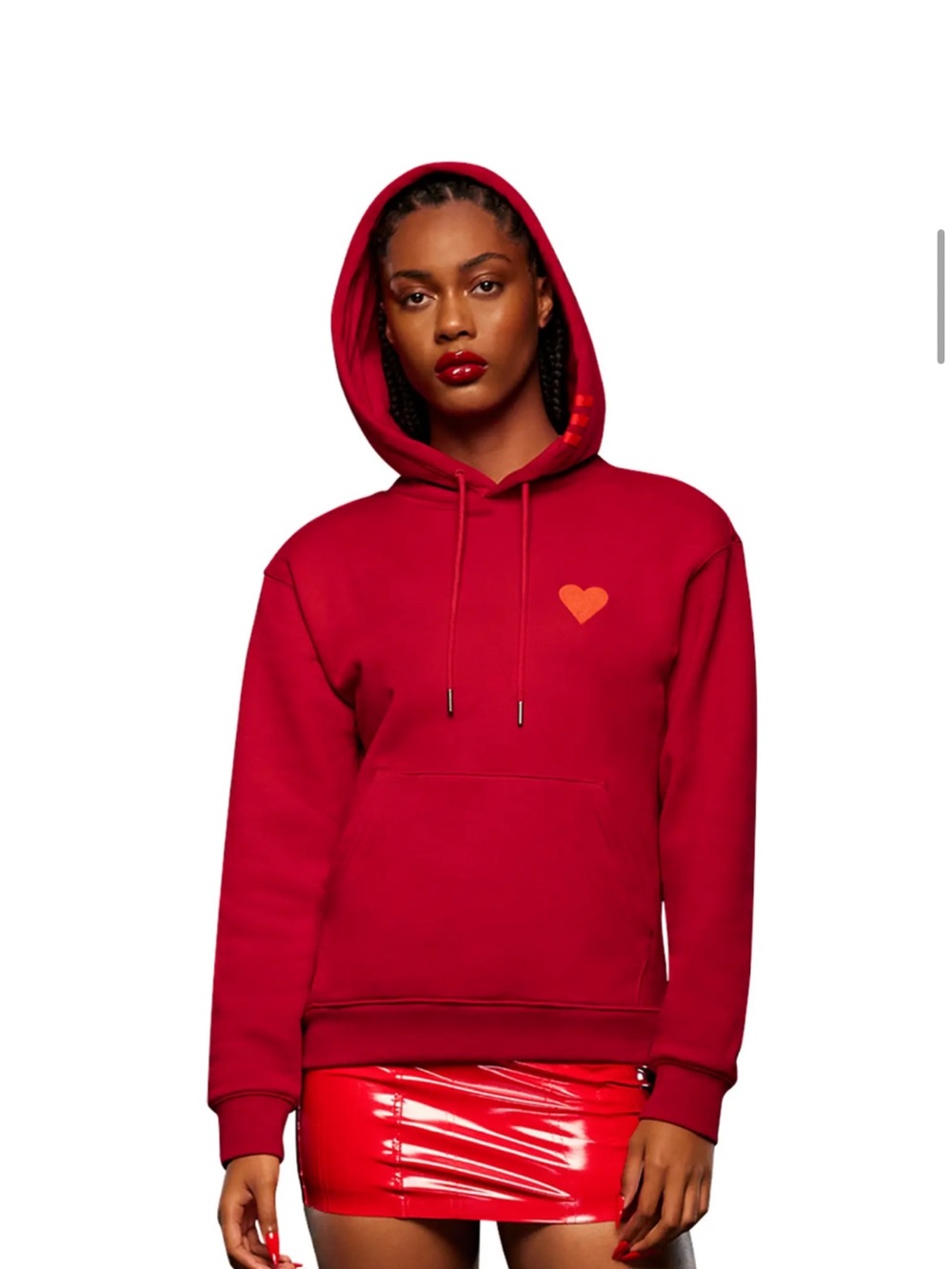 IVY PARK Red Heart Pullover Hoodie